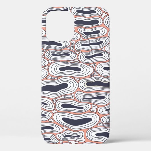 Zwarte gaten: chaospatroon. Case-Mate iPhone case (Achterkant)