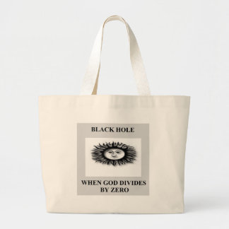 zwarte gaten grote tote bag