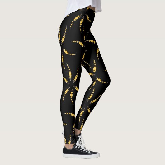 Zwarte gaten leggings (Rechts)