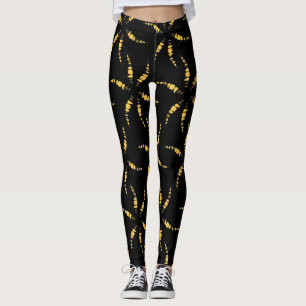 Zwarte gaten leggings
