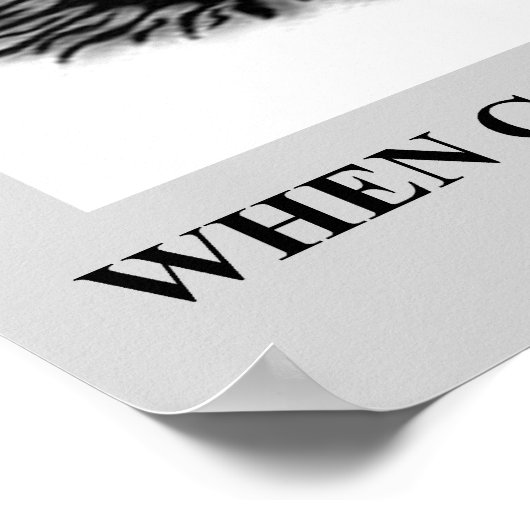 zwarte gaten poster (Hoek)