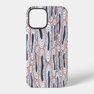 Zwarte Gaten: Vintage Chaos Patroon. iPhone 12 Hoesje