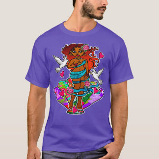 Zwarte geboorte van Venus T-shirt
