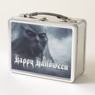 Zwarte geest in een hels landschap - Halloween