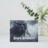 Zwarte geest in een hels landschap - Halloween (Staand voorkant)