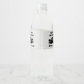 Zwarte geest waterfles etiket (Achterkant)