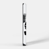 Zwarte Geit Corrupte Drie-eenheid Crest iPhone Hoesje (Rechterkant)