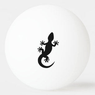 zwarte gekko pingpongbal