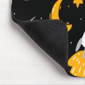 Zwarte Gele buitenruimteschakelaar Muismat (Hoek)