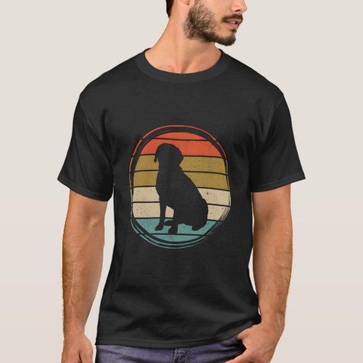 Zwarte Gele Chocolade Lab Labrador T-shirt (Voorkant)