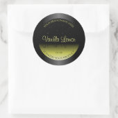 Zwarte gele etiketten voor verpakkingsdoeleinden Z (Tas)