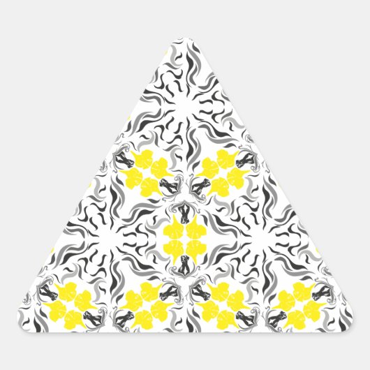 Zwarte Gele Reuzenpinchers Sticker (Voorkant)