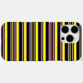 Zwarte gele strepen leuk Case-Mate iPhone case (Achterkant (horizontaal))