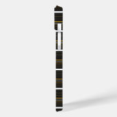 Zwarte gele strepen leuk Case-Mate iPhone case (Achterkant / Links)