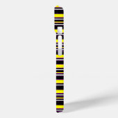 Zwarte gele strepen leuk Case-Mate iPhone case (Achterkant / Links)
