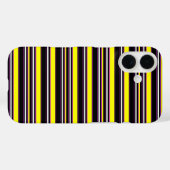 Zwarte gele strepen leuk Case-Mate iPhone case (Achterkant (horizontaal))