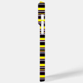 Zwarte gele strepen leuk Case-Mate iPhone case (Achterkant / Links)