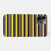 Zwarte gele strepen leuk Case-Mate iPhone case (Achterkant (horizontaal))