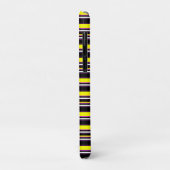 Zwarte gele strepen leuk Case-Mate iPhone case (Achterkant/links)
