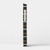 Zwarte gele strepen leuk Case-Mate iPhone case (Achterkant / Links)