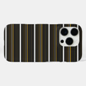 Zwarte gele strepen leuk Case-Mate iPhone case (Achterkant (horizontaal))