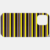 Zwarte gele strepen leuk Case-Mate iPhone case (Achterkant (horizontaal))