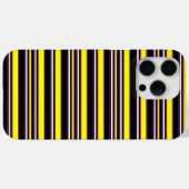 Zwarte gele strepen leuk Case-Mate iPhone case (Achterkant (horizontaal))