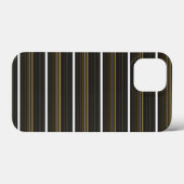 Zwarte gele strepen leuk Case-Mate iPhone case (Achterkant (horizontaal))