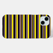 Zwarte gele strepen leuk Case-Mate iPhone case (Achterkant (horizontaal))