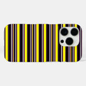 Zwarte gele strepen leuk Case-Mate iPhone case (Achterkant (horizontaal))
