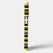 Zwarte gele strepen leuk Case-Mate iPhone case (Achterkant / Rechts)