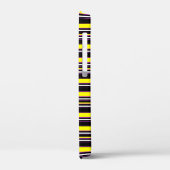 Zwarte gele strepen leuk Case-Mate iPhone case (Achterkant / Links)