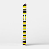 Zwarte gele strepen leuk Case-Mate iPhone case (Achterkant / Rechts)