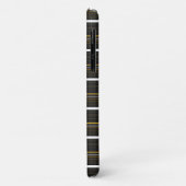 Zwarte gele strepen leuk Case-Mate iPhone case (Achterkant/links)