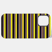Zwarte gele strepen leuk iPhone hoesje (Achterkant horizontaal)