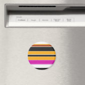 Zwarte gele strepen magneet (Insitu (Vaatwasser))