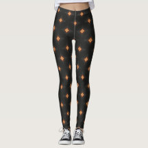 Zwarte geometrische Leggings