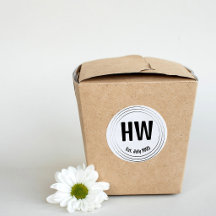 Zwarte geometrische strepen cirkels motief