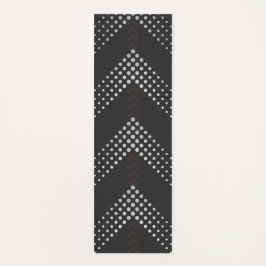 Zwarte Geometrische Workout Yogamat
