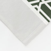 Zwarte gepersonaliseerde hondendekens fleece deken (Hoek)