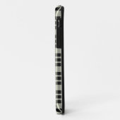 Zwarte geruite universele iPhone 5 hoes (Achterkant/links)