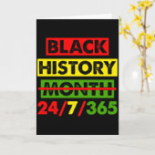 Zwarte Geschiedenis 24 7 365 Afrika Kaart Bhm Trot (Gele Bloem)