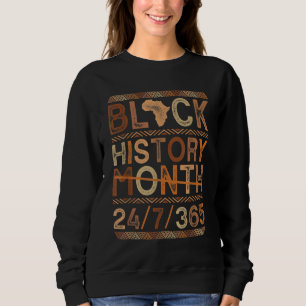 Zwarte geschiedenis 365 dagen Melanin Zwarte Gesch Trui