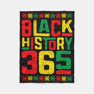Zwarte Geschiedenis 365 Zwarte Cultuur Erfgoed Zwa Fleece Deken