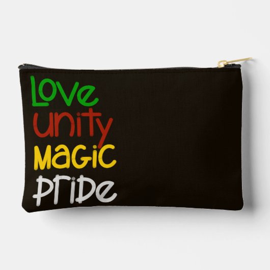 Zwarte Geschiedenis Accessoire Tas (Achterkant)