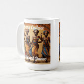 Zwarte geschiedenis Afrikaanse cultuur Traditionel Koffiemok (Voorkant links)