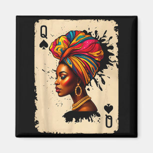 Zwarte Geschiedenis Afrikaanse Melanine Koningin K Magneet