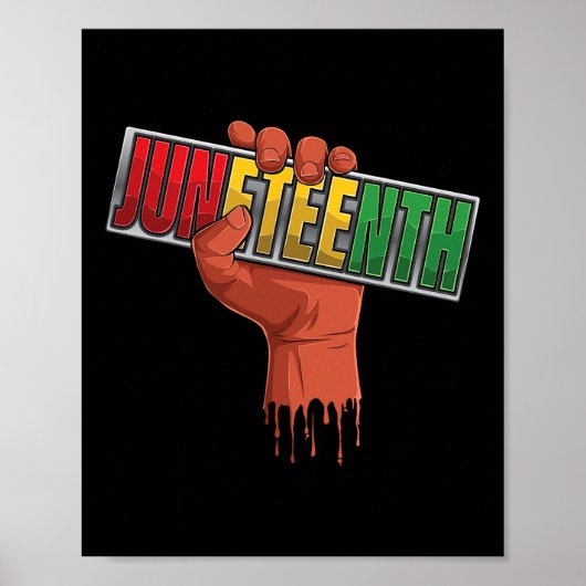 Zwarte Geschiedenis Afro Amerikaanse Afrikaanse Vr Poster (Voorkant)