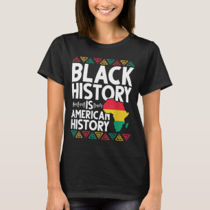 Zwarte geschiedenis: Amerikaanse geschiedenis BHM  T-shirt