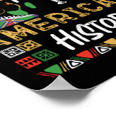 Zwarte geschiedenis: Amerikaanse geschiedenis trot Poster (Hoek)